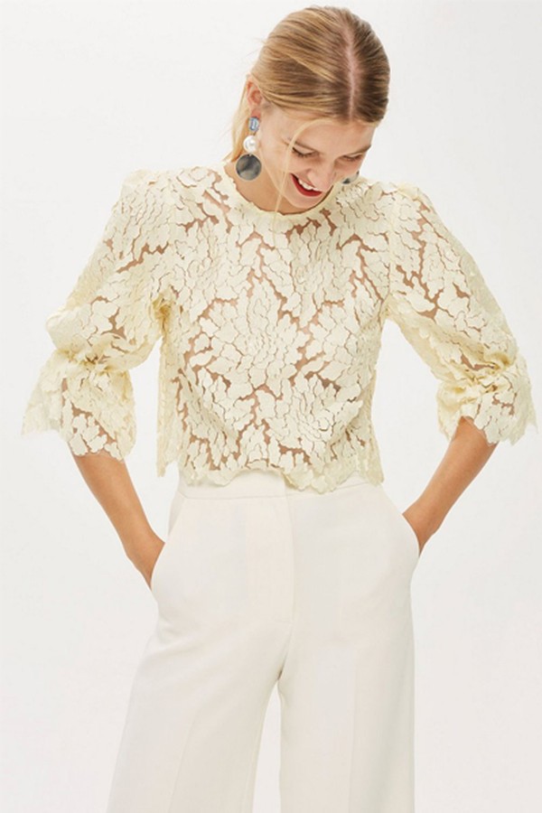 Laser Cut Blouse