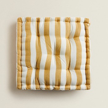 Striped Floor Cushion from Zara Home 