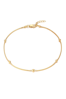 Snake Chain Anklet from Seol + Gold