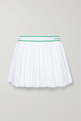 Pleated Stretch Jersey Tennis Skirt from Sporty & Rich