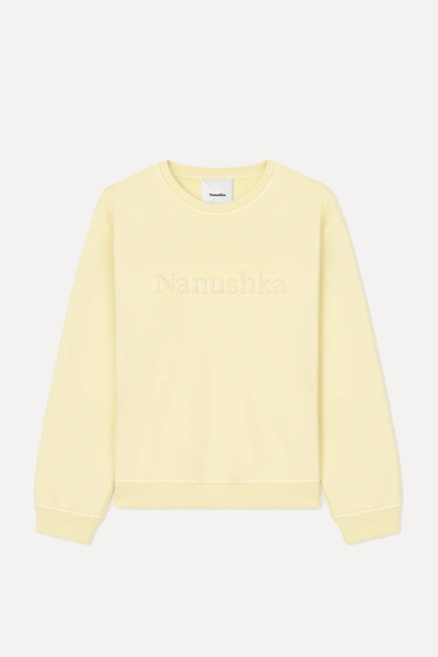 Remy Cotton-Fleece Sweatshirt from Nanushka