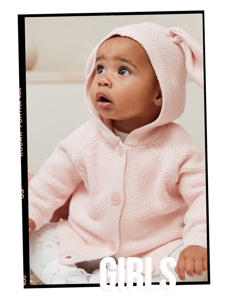 Knitted Baby Bear Cardigan from Next