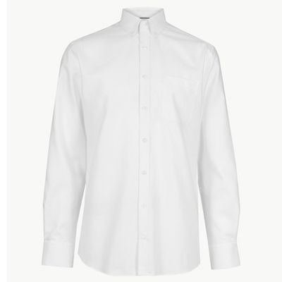 Pure Cotton Tailored Fit Oxford Shirt from Marks & Spencer