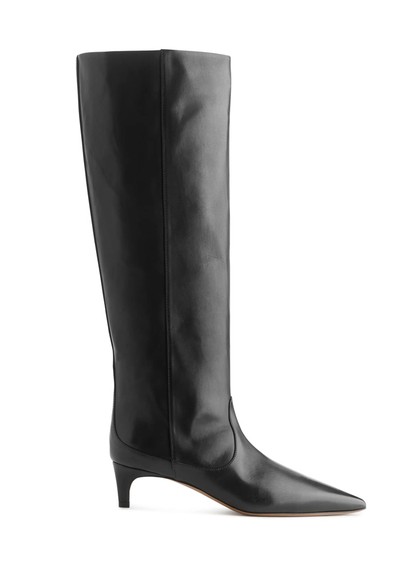 Pointed Kitten-Heel Boots from Arket