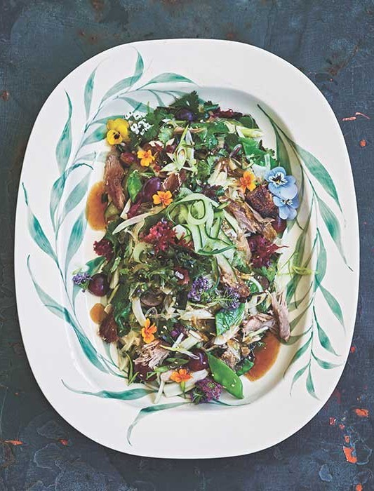 Crispy Duck and Glass Noodle Salad