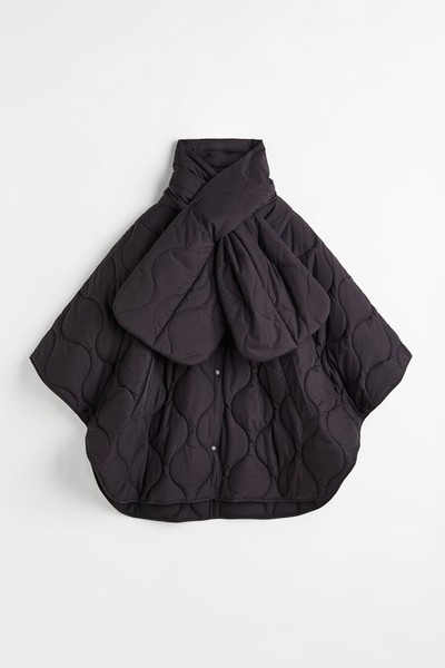 Quilted Cape With Scarf from H&M