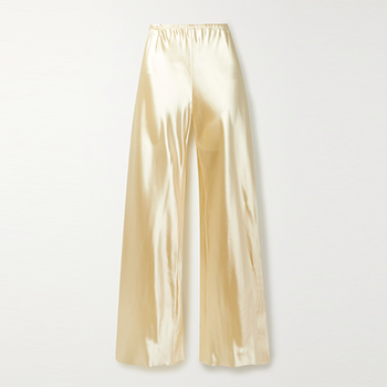 Gala Satin Wide-Leg Pants, £624 (was £1,040) | The Row