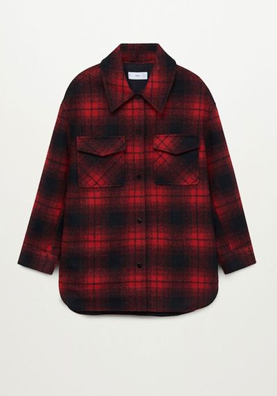 Checked Overshirt from Mango