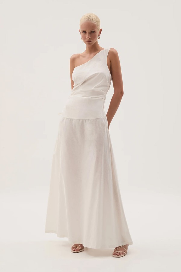 Daze One Shoulder Maxi Dress from Aje