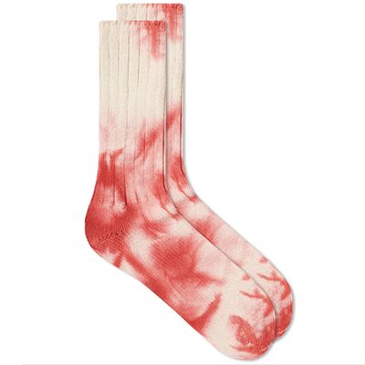 Uneven Dye Crew Sock from Anonymous Ism