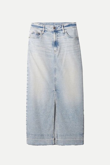 Denim Maxi Skirt