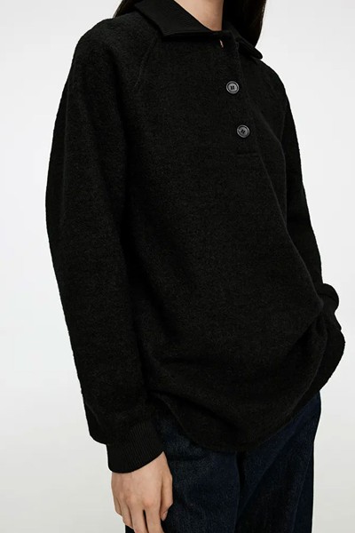 Boiled Wool Polo Shirt from ARKET