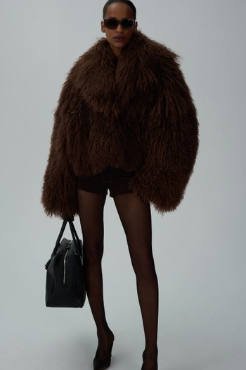 Short Shag Shearling Coat from Magda Butrym