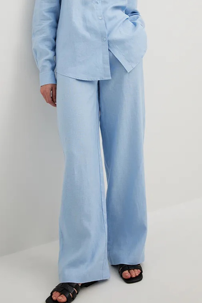 Linen Wide Leg Pants from Nakd