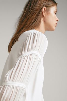 Blouse With Contrast