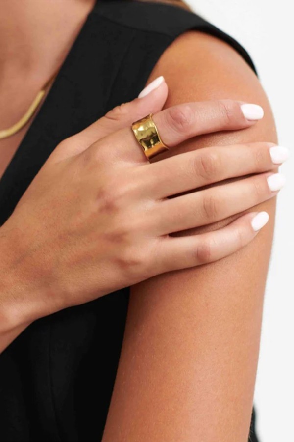 Textured Band Ring from D.Louise