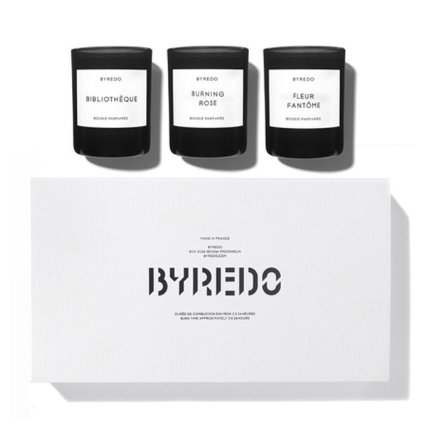 La Sélection Violette Mini Candle Set from Byredo