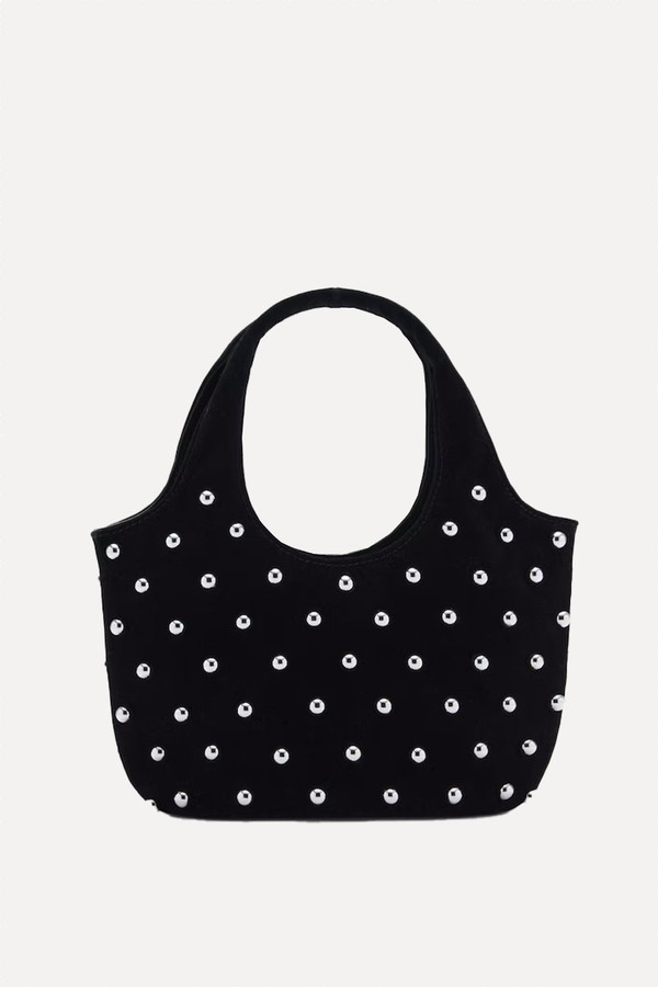 Handbag With Decorative Studs from Mango