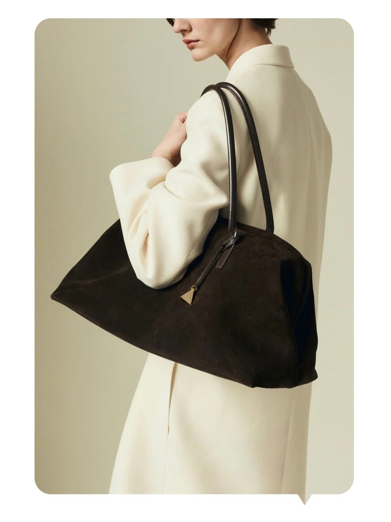 Suede Club Bag from Verafied