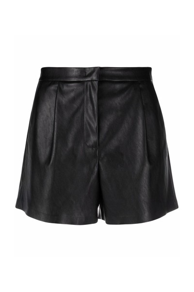 Wide-Leg Vegan Leather Shorts from Pinko