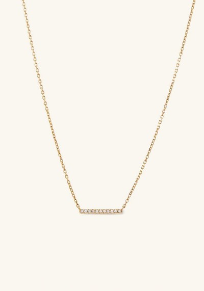 Diamonds Line Necklace 