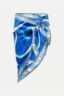 Printed Silk Twill Scarf from Pucci
