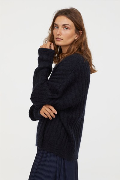 Knitted Wool-Blend Jumper from H&M