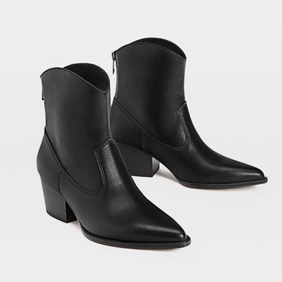Cowboy Ankle Boots from Stradivarius