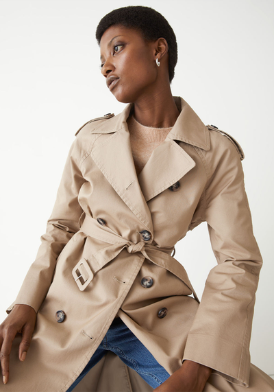 Double Breasted Trench Coat