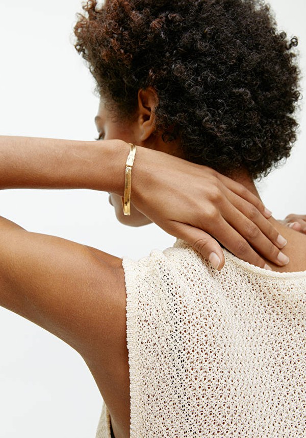 Gold-Plated Chain Bracelet