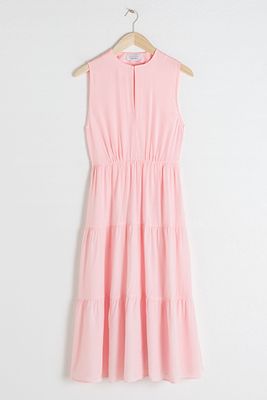 Tiered Sleeveless Midi Dress from & Other Stories