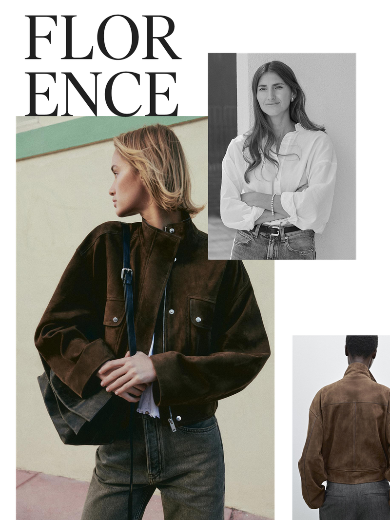 Nubuck Leather Jacket from Massimo Dutti