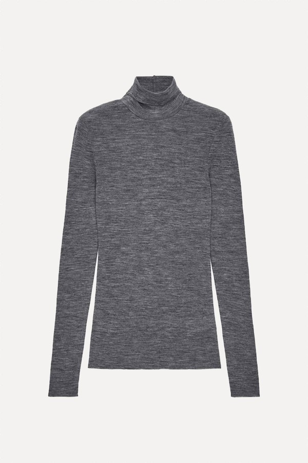 Roll-Neck Wool Top from Arket