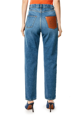 Anagram Pocket Tapered Jeans from Loewe