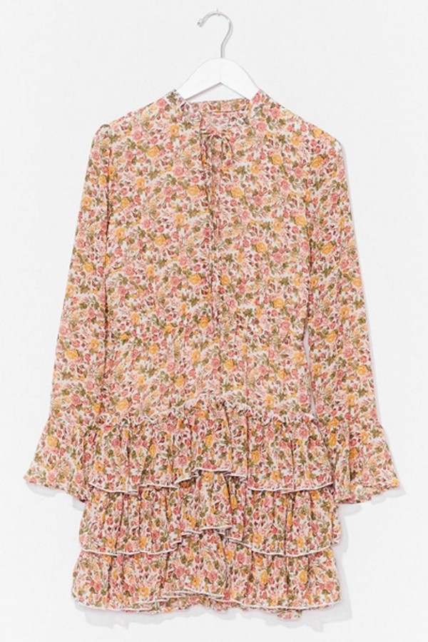 You've Got Bud Taste Floral Mini Dress