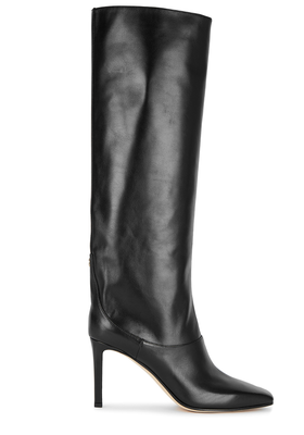 Mahesa 85 Leather Knee High Boots from Jimmy Choo