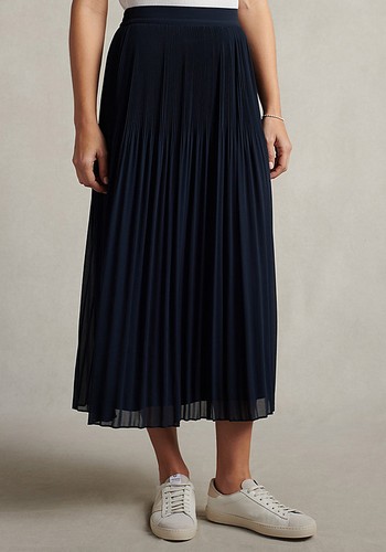 Dual-Pleat Skirt