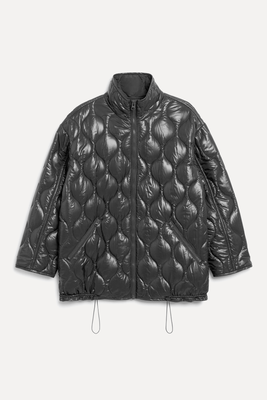 Quilted Zip-Up Jacket  from Monki 