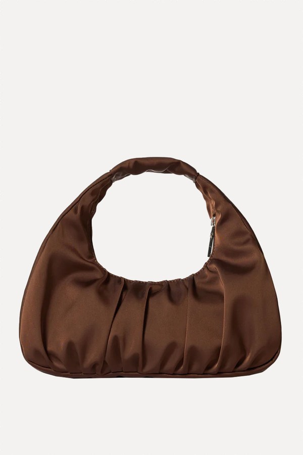 Pleated Satin Tay Bag from Jigsaw