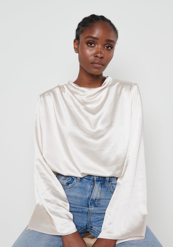 Cowl Neck Blouse from Pretty Lavish
