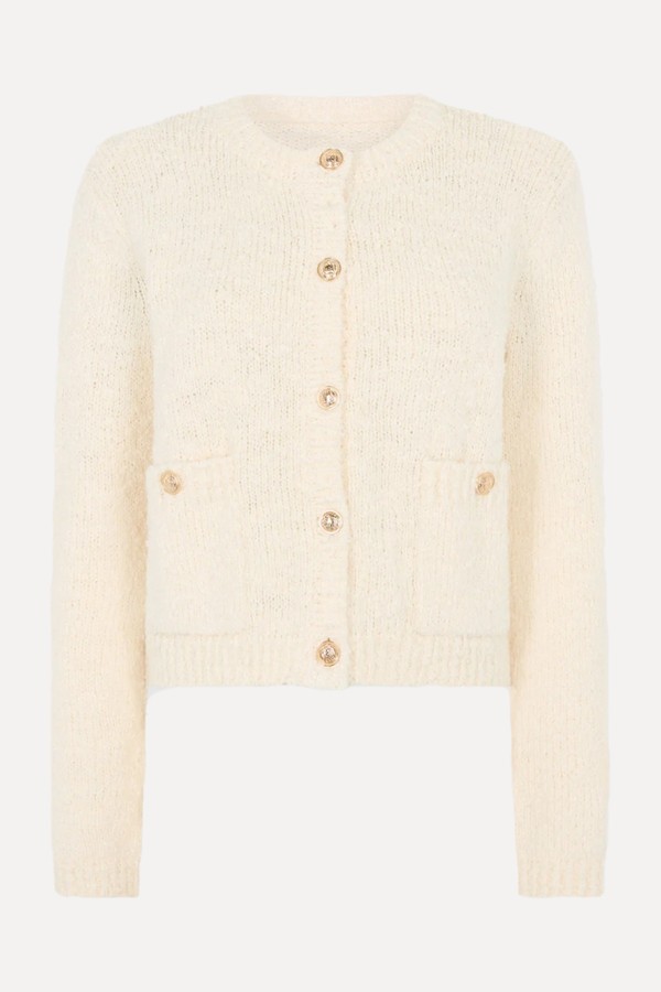 Boucle Knit Cardigan from WAT. The Brand