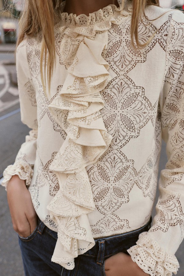 Romantic Ruffled Blouse