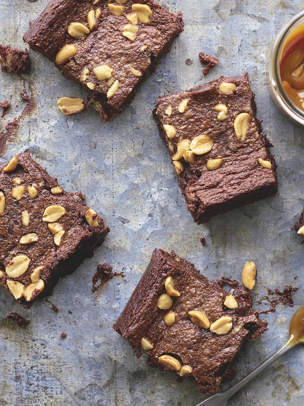 Peanut Butter & Salted Caramel Brownies