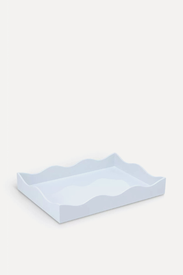 Belles Rives Scalloped-Edge Mini Lacquer Tray  from The Lacquer Company