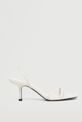 Heel Leather Sandals from Mango