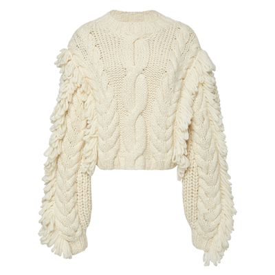 Yasmin Cable-Knit Alpaca Sweater from Ulla Johnson