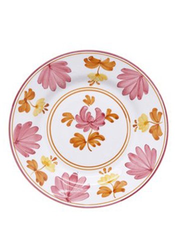 Blossom Hand-Painted Ceramic Fruit Plate from Cabana