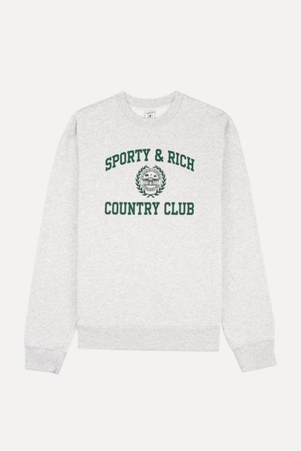 Varsity Crest Sweatshirt from Sporty & Rich