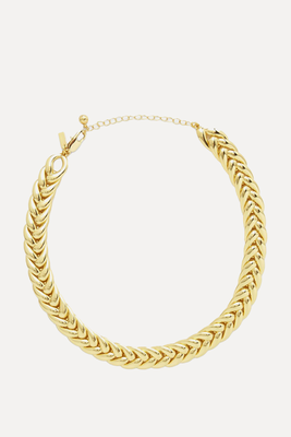 Short Plaited Chain Necklace  from COS