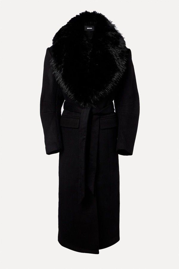 Belted Wool Coat from Rotate